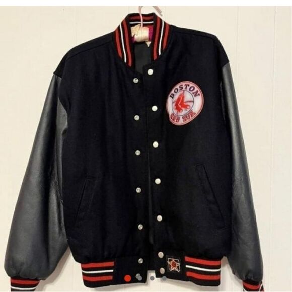 Vintage Boston red Sox jacket Hamilton vintage varsity bomber nascar jac… - Picture 1 of 4